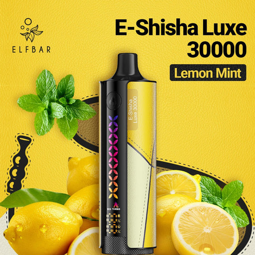 E - SHISHA LUXE 30000 Lemon Mint - ELFBAR