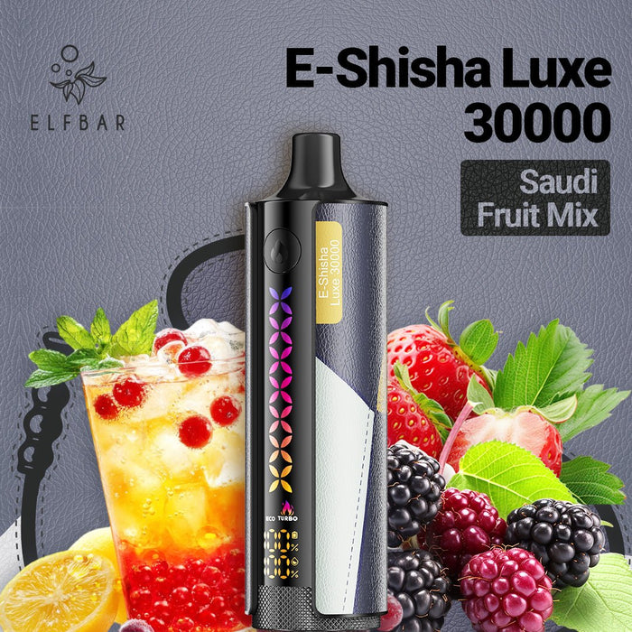 E - SHISHA LUXE 30000 Saudi Fruit Mix - ELFBAR