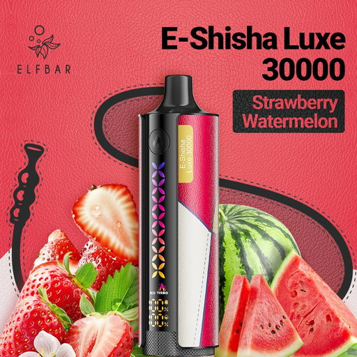 ELFBAR E-Shisha Luxe 30K Disposable Vape 5mg Strawberry Watermelon 1Pack (10 PCs)