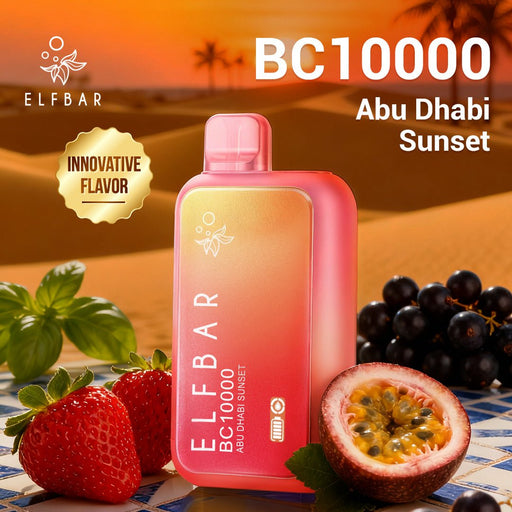 ELFBAR BC10000 10K Disposable Vape 20mg Abu Dhabi Sunset 1Pack (10 PCs)