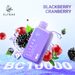 ELFBAR BC10000 10K Disposable Vape 5% Blackberry Cranberry 1Pack (10 PCs)
