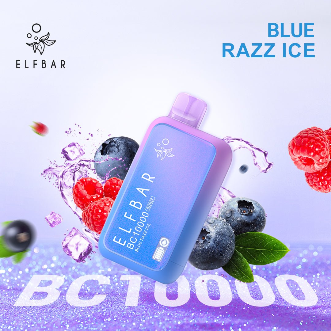 ELFBAR BC10000 Disposable Vape Blue Razz Ice ELFBAR BC10000 Disposable Vape Blue Razz Ice