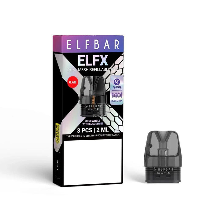 ELFBAR ELFX PRO Refillable Pod 0.8Ω 1Pack (10 PCs)
