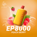 ELFBAR EP8000 8K Disposable Vape 2% Peach Berry 1Pack (10 PCs)