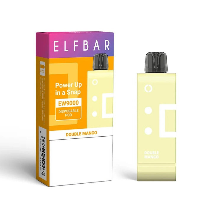 ELFBAR EW9000 Prefilled Pod Vape 2% Double Mango 1Pack (10 PCs)