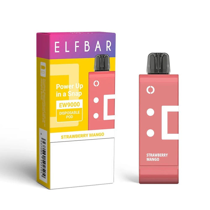 ELFBAR EW9000 Prefilled Pod Vape 2% Strawberry Mango 1Pc
