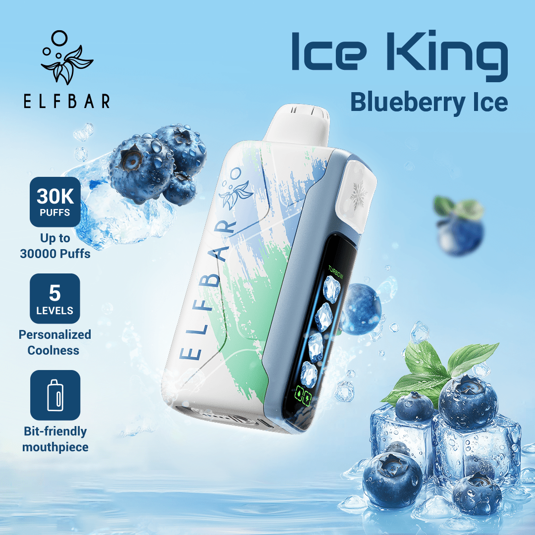 ELFBAR Ice King Disposable Vape Blueberry Ice ELFBAR Ice King Disposable Vape Blueberry Ice