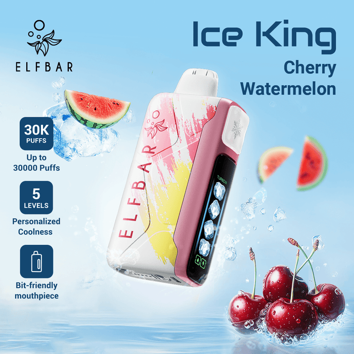 ELFBAR Ice King Disposable Vape Cherry Watermelon - ELFBAR
