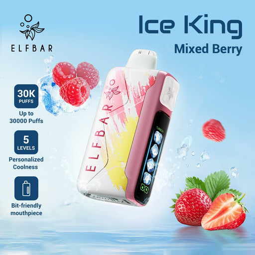 ELFBAR Ice King Disposable Vape Mixed Berry - ELFBAR