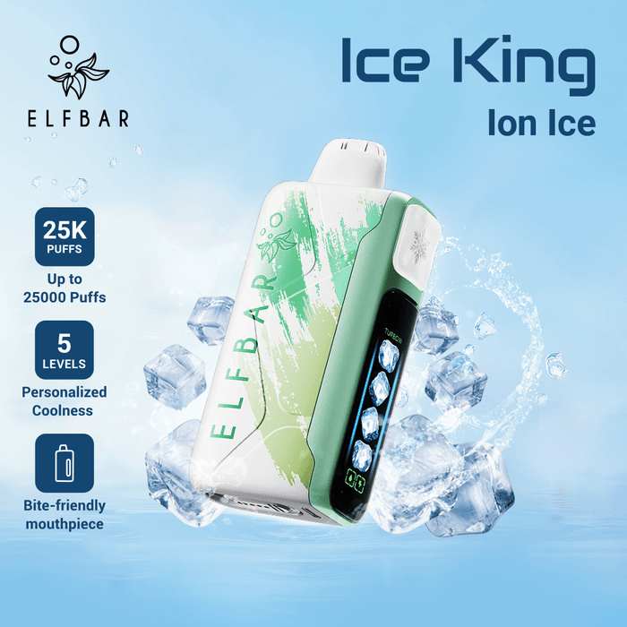ELFBAR Ice King 30K Disposable Vape Ion Ice 1Pack (10 PCs)