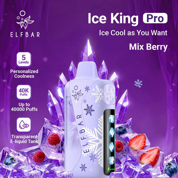 ELFBAR Ice King Pro Disposable Vape Winter Edition (New Product Arrival!!) - ELFBAR