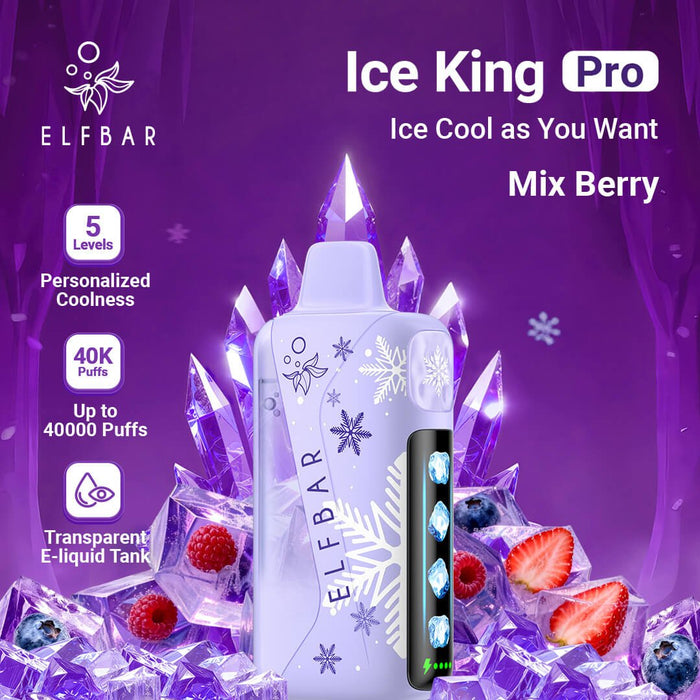 ELFBAR Ice King Pro Disposable Vape Winter Edition (New Product Arrival!!) - ELFBAR