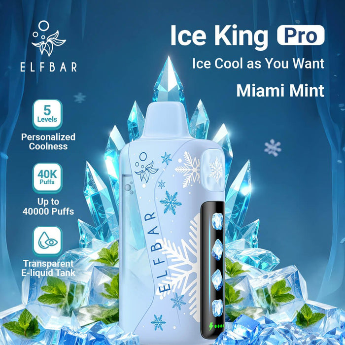 ELFBAR Ice King Pro Disposable Vape Winter Edition (New Product Arrival!!) - ELFBAR