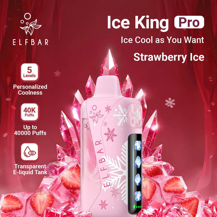 ELFBAR Ice King Pro Disposable Vape Winter Edition (New Product Arrival!!) - ELFBAR