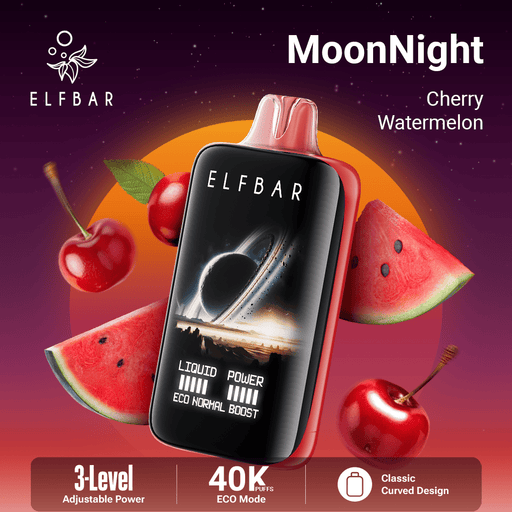 ELFBAR MoonNight 40K Disposable Vape Strawberry Watermelon 1Pack (10 PCs)