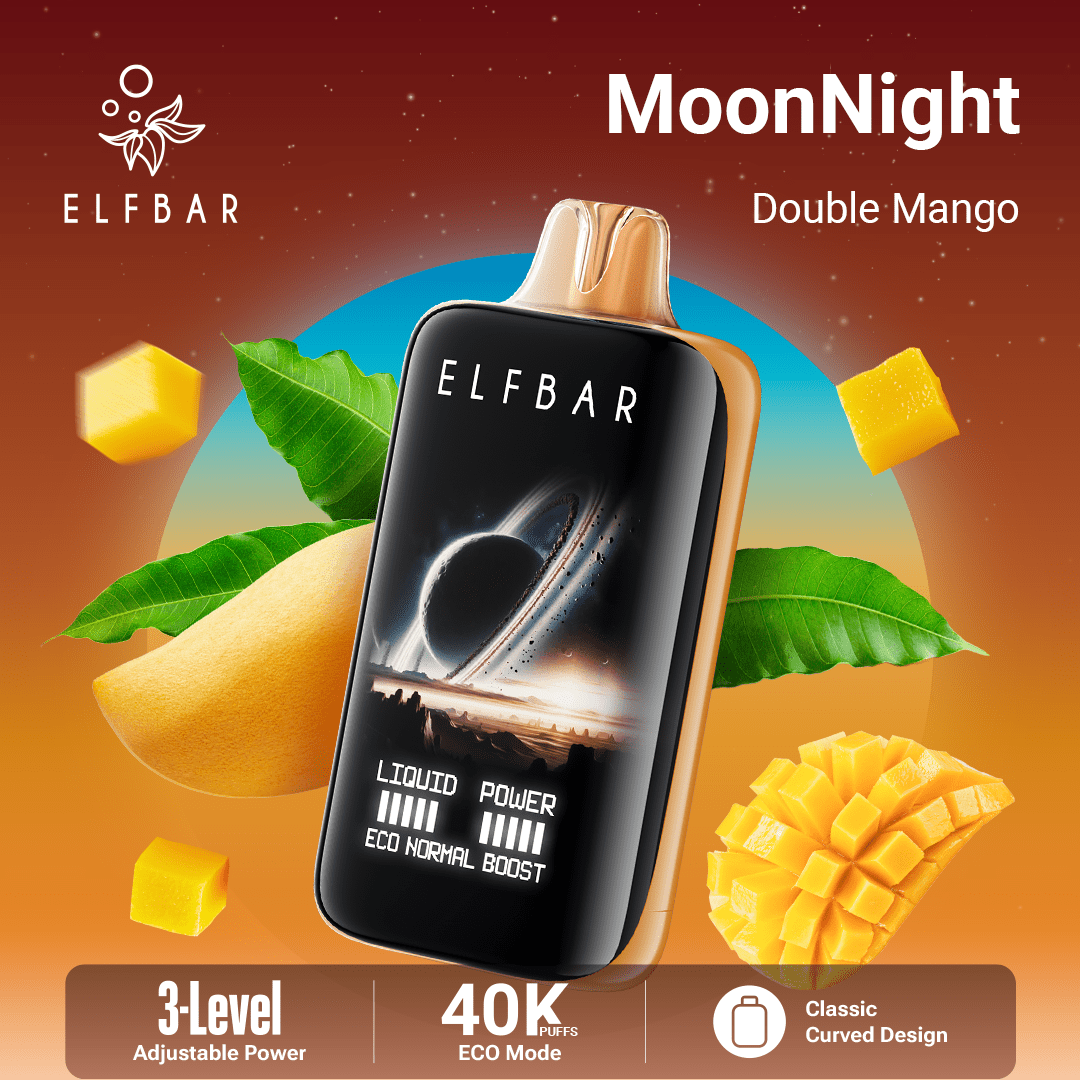 elfbar meta moon geschmack MoonNight Disposable Vape Double Mango Elfbar vape Elfbar Elfa Turbo Battery Vape Kit Type-Pod Style Flavor:Apple Peach