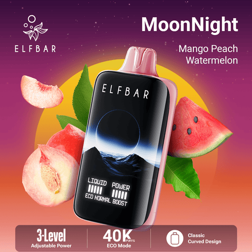 ELFBAR MoonNight Mango Peach Watermelon 1Pc