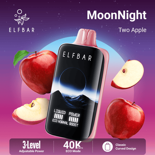 ELFBAR MoonNight 40K Disposable Vape Two Apple 1Pack (10 PCs)