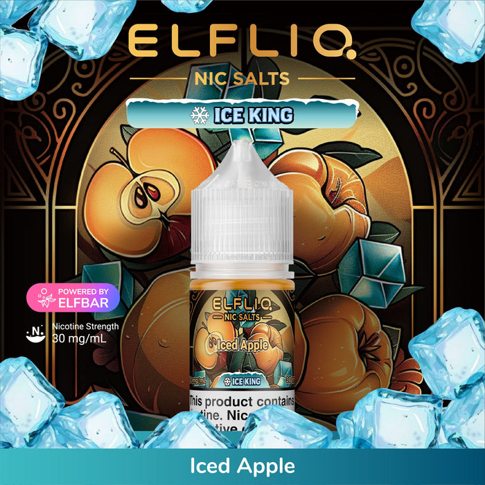 ELFLIQ SALTS ICE KING E - Liquid (ALL Flavors) - ELFBAR