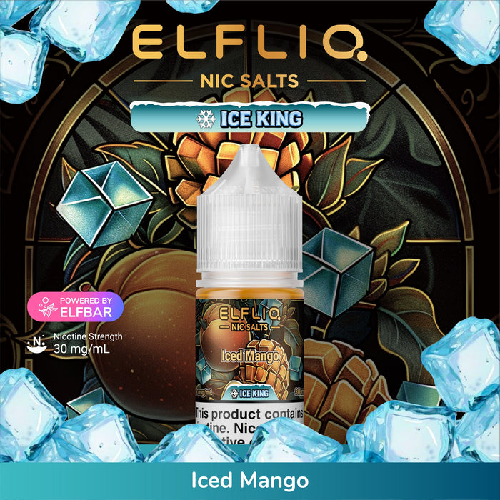 ELFLIQ SALTS ICE KING E - Liquid (ALL Flavors) - ELFBAR