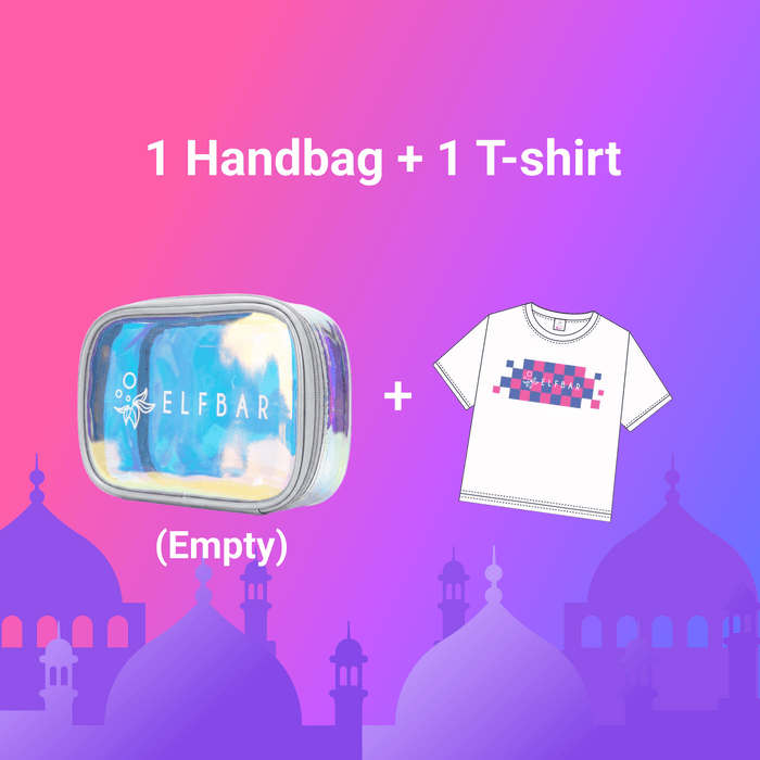 Gift Box 1 - ELFBAR Handbag x1 + 1 ELFBAR T-shirt x1 - ELFBAR
