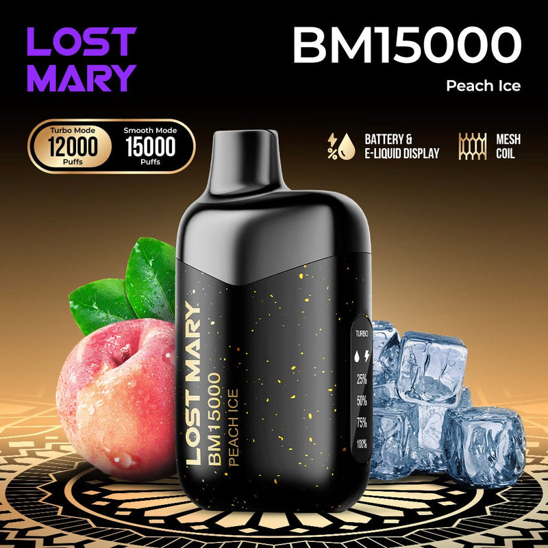LOST MARY BM15000 Peach Ice - ELFBAR