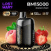 LOST MARY BM15000 15K Disposable Vape 2% Strawberry Peach 1Pack (10 PCs)