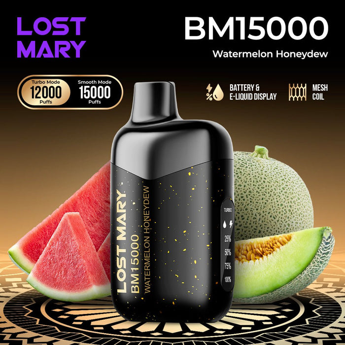 LOST MARY BM15000 Disposable Vape 2% Watermelon Honeydew 1Pc