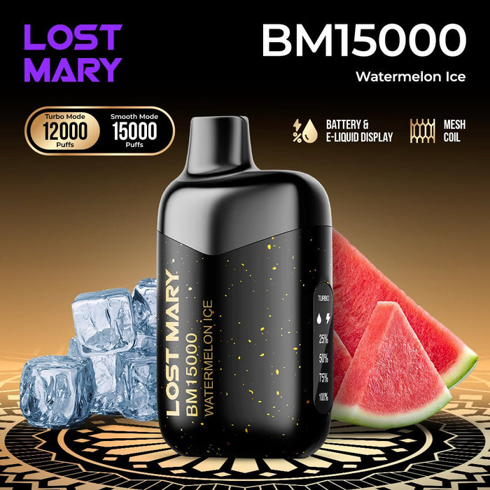 LOST MARY BM15000 Disposable Vape Watermelon Ice ELFBAR LOST MARY BM15000 Disposable Vape Watermelon Ice ELFBAR