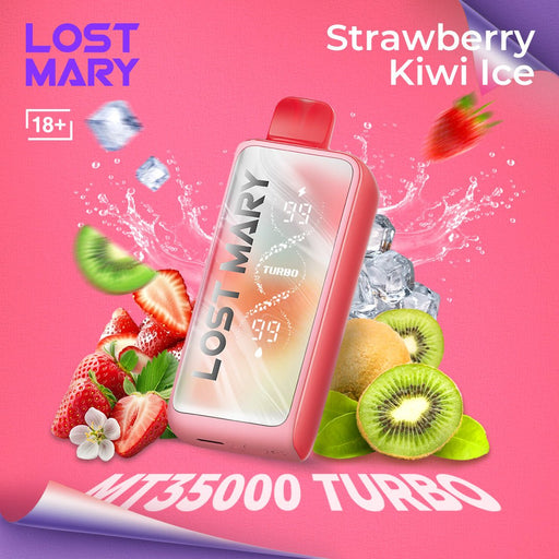 LOST MARY MT 35000 TURBO Strawberry Kiwi Ice - ELFBAR