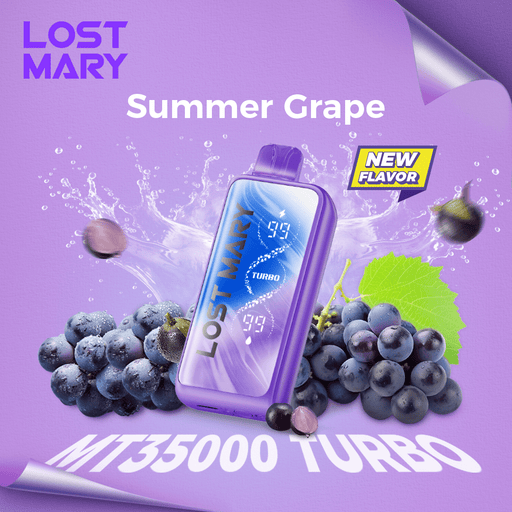 LOST MARY MT35000 Turbo Disposable Vape 5% Summer Grape 1Pack (10 PCs)