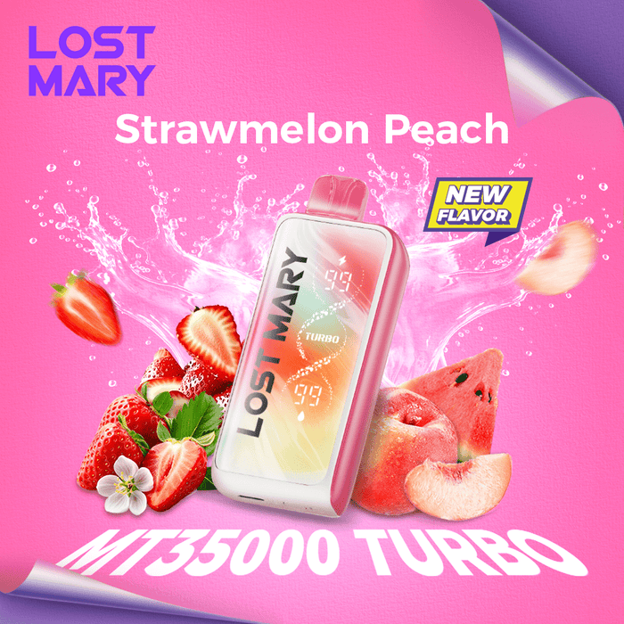 LOST MARY MT35000 TURBO 35000 Puffs Disposable Vape (ALL Flavors) ELFBAR LOST MARY MT35000 TURBO 35000 Puffs Disposable Vape (ALL Flavors) ELFBAR
